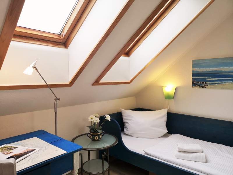 Schlafzimmer mit Einzelbett